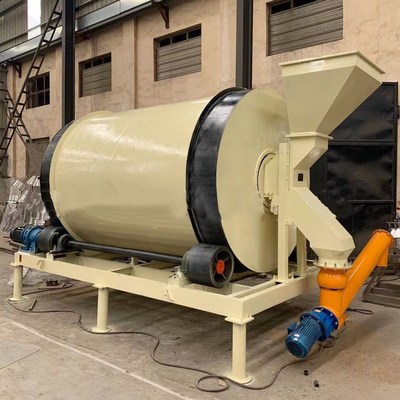 大型滾筒攪拌機 復合肥與有機肥高效混合的現(xiàn)代化解決方案